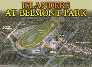 Islanders at Belmont Park