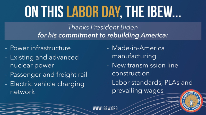 Supporting Infrastructure Legislation to Shore up America