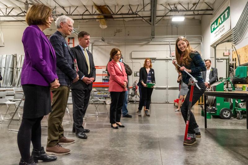 VP Harris,Cabinet Secretaries Meet with IBEW Members, Visit Training Centers