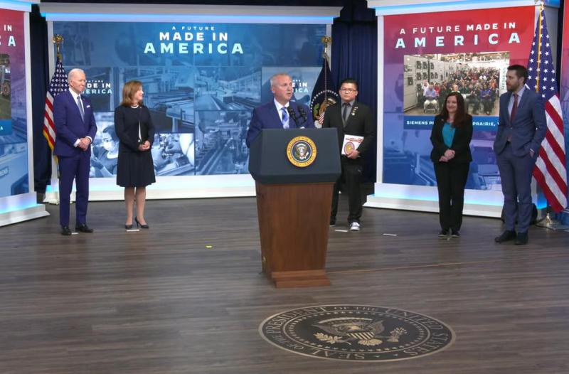 IBEW Members Highlighted at White House Rollout