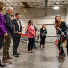 VP Harris,Cabinet Secretaries Meet with IBEW Members, Visit Training Centers