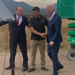 President Biden Talks Renewables; Calls IBEW Members ‘Best in the World'